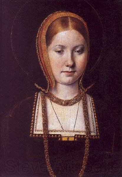 Michiel Sittow Katherine of Aragon Spain oil painting art